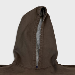 Vintage Redwood Classic Blank Hoodie Mens Large Brown Faded 90s Hooded Sweatshirt