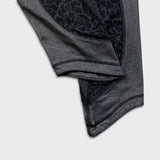 Lululemon Wunder Under Crop *Sashiko Womens Size 6 Black Yoga Leggings