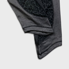 Lululemon Wunder Under Crop *Sashiko Womens Size 6 Black Yoga Leggings