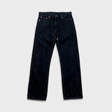 Levi's 505 Jeans Mens 30x30 Black Regular Fit Straight Leg Dark Wash Denim Pants