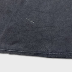 Vintage 90s Hard Rock Cafe T Shirt Mens Small Black Cayman Islands Faded Tee