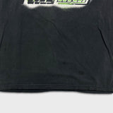 Vintage Y2K FMF Intl Racing T Shirt Mens Large Black Faded Distressed Motocross Tee