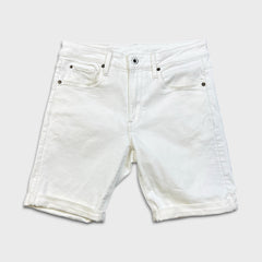 G-Star Raw Jeans Mens Size 31 White 3301 Slim Denim Shorts Taper Fit Jorts