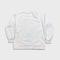 Lululemon Perfectly Oversized Crop Crewneck Womens Large White Sweatshirt Pullover