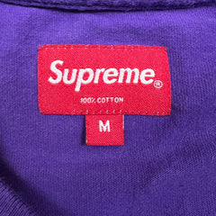 FW18 Supreme Light SS Top T Shirt Mens Medium Purple Short Sleeve Tee