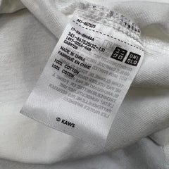 KAWS x Uniqlo UT Short Sleeve Artbook Cover T Shirt Mens Large White Graphic Tee