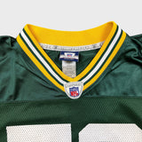 Vinatge Y2K Reebok AJ Hawk Green Bay Packers #50 NFL Jersey Mens Medium Green Football