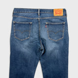 Levi's 541 Jeans Mens 34x30 Blue Athletic Taper Stretch Faded Dark Wash Denim Pants