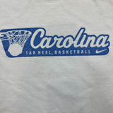 Vintage 90s Nike Carolina Tar Heel University Shirt Mens 2XL White NCAA Long Sleeve