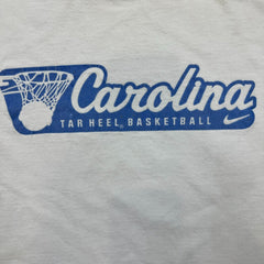 Vintage 90s Nike Carolina Tar Heel University Shirt Mens 2XL White NCAA Long Sleeve