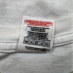 Vintage 90s Pope John Paul II T Shirt Mens Small White Screen Stars Catholic Tee