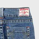 Vintage Y2K True Religion Sammy Jeans Womens 28x32 Blue Low Rise Flare Leg Bootcut Denim Pants