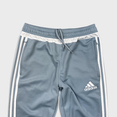Adidas Climacool Track Pants Mens Small Blue Essentials 3 Stripe Training Athletic Jogger
