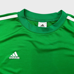 Vintage 2011 Adidas Essentials T Shirt Mens Large Green 3 Stripes Athletic Tee