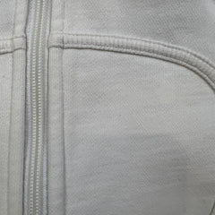Lululemon Scuba Hoodie Womens Size 6 White Full Zip Hooded Sweatshirt