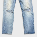 Levi's 501 Jeans Mens 31x32 Blue Original Fit Straight Distressed Denim Pants
