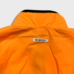 Vintage 90s Nike Vest Jacket Mens Medium Orange Sportswear Swoosh Full Zip 3M