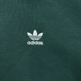 Adidas Originals Hoodie Mens Medium Green Trefoil Spell Out Hooded Sweater