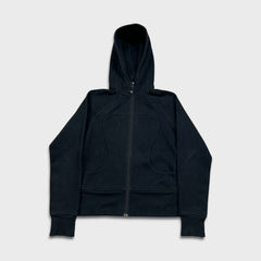 Lululemon Scuba Hoodie Womens Size 6 Black Full Zip Sports Hooded Sweater