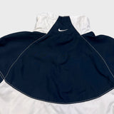 Vintage Y2K Nike Sportswear Jacket Mens Small White Swoosh Full Zip Windbreaker