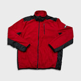 Tommy Hilfiger Fleece Mens XL Red Outdoor Hilfiger Expedition Full Zip Jacket