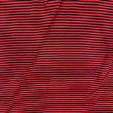 Vintage 90s Fruit of The Loom Polo Shirt Mens Large Red Striped Preppy Short Sleeve
