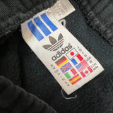 Vintage 90s Adidas Sweatpants Mens Medium Black Originals Trefoil Jogger