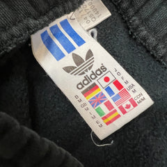 Vintage 90s Adidas Sweatpants Mens Medium Black Originals Trefoil Jogger