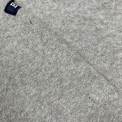 Vintage 90s Gap Fleece Mens Large Gray Spell Out Outdoor Jacket