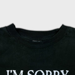 Vintage Y2K I'm So You Looked Good From Far Away T Shirt Mens Large Black Funny