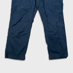 Carhartt Pants Mens 30x30 Blue Loose Fit Carpenter Workwear Hammer Loop Canvas