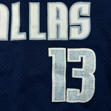 Vintage 90s Nike Steve Nash Dallas Mavericks Jersey Mens 2XL Blue NBA Basketball