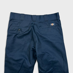 Dickies 874 Pants Mens 34x28 Blue Original Fit Workwear Casual Chino Trousers