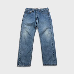 Levi's 505 Jeans Mens 34x30 Blue Regular Fit Straight Leg Medium Wash Denim Pants