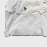 Lululemon Dance Studio Jacket Womens Size 6 White Full Zip Athletic Outerwear