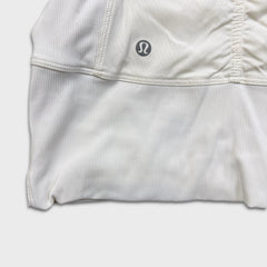 Lululemon Dance Studio Jacket Womens Size 6 White Full Zip Athletic Outerwear
