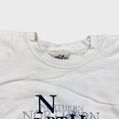 Vintage 90s Northern Reflections Sweatshirt Mens Large White Nature Pullover