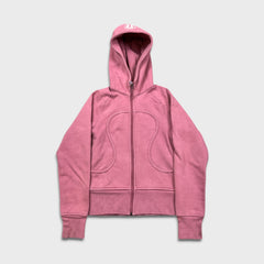 Lululemon Scuba Hoodie Womens Small Pink Full Zip Sports Hooded Sweater