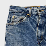 Vintage 90s Levi's 619 Jeans Mens 32x34 Orange Tab Medium Wash Slim Straight