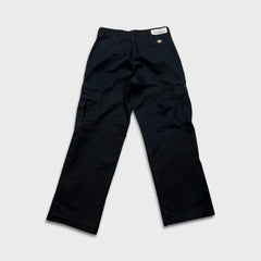 Dickies Pants Mens 32x30 Black Flex Regular Straight Workwear Chino Cargo Trouser