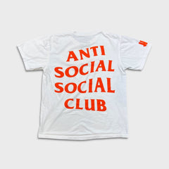 Anti Social Social Club x Undefeated Paranoid T Shirt Mens Medium White ASSC Tee