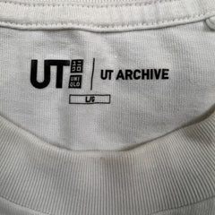 Uniqlo UT Archive Short Sleeve Keith Haring T Shirt Mens Large White Pocket