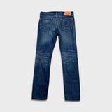 Levi's 510 Skinny Jeans Mens 33x30 Blue Medium Wash Stretch Mid Rise Tapered Leg Denim Pants