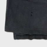 Vintage 90s Polo Ralph Lauren Shirt Mens Medium Black Pony Faded Distressed Short Sleeve