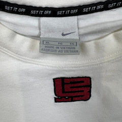 Vintage Nike Air Lebron James T Shirt Mens XL White L23 NBA Basketball Tee