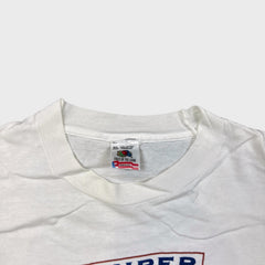 Vintage 1996 Super Bowl XXX Long Sleeve Tee Mens XL White Cowboys Steelers NFL