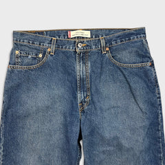 Vintage 90s Levi's 569 Jean Mens 36x34 Blue Loose Straight Dark Wash Baggy Denim Pants