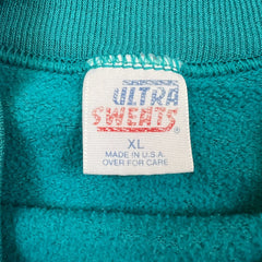 Vintage 80s Universite de Paris Sweatshirt Mens Large Blue USA Collegiate Pullover