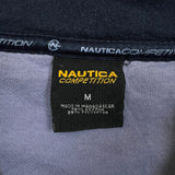 Vintage 90s Nautica Competition 1/4 Zip Sweatshirt Mens Medium Blue Pullover