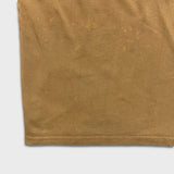 Fear of God Essentials T Shirt Mens Medium Brown Bleach Stained Faded Washed Tee
